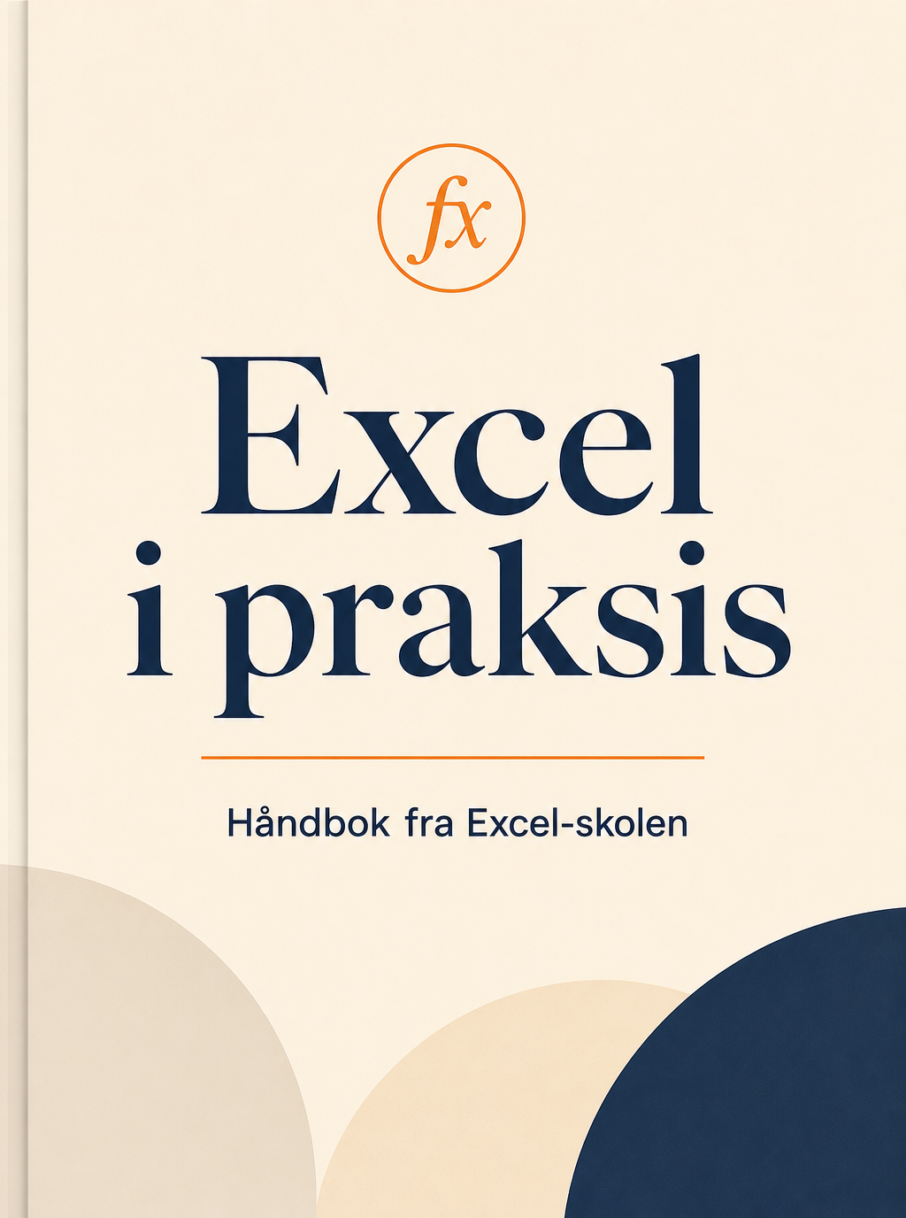 Smakebit fra boka Excel i praksis: Omslag
